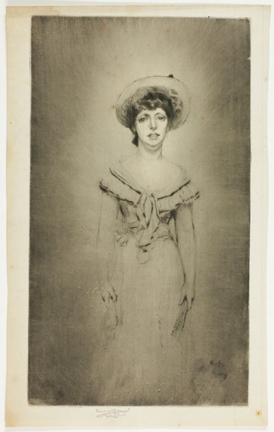 Portrait de Mlle Hetty Pettigrew - Theodore Roussel