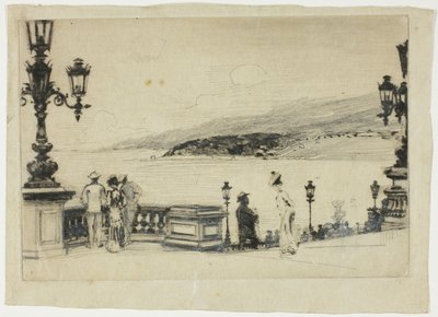Étude pour La Terrasse, Monte Carlo - Theodore Roussel