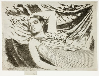 Le Modèle endormi ou Le Dormeur - Theodore Roussel