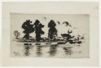 La Tamise, soir - Theodore Roussel