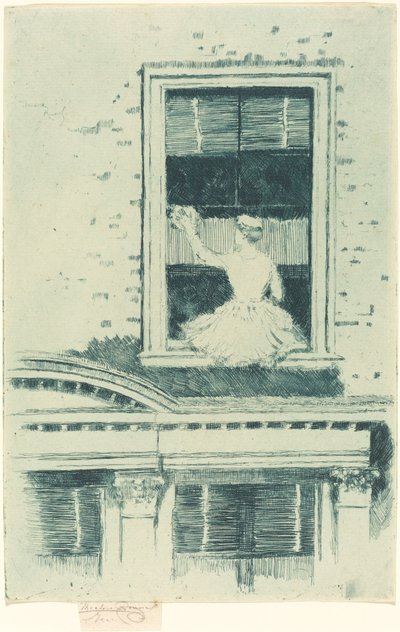 Le laveur de vitres - Theodore Roussel