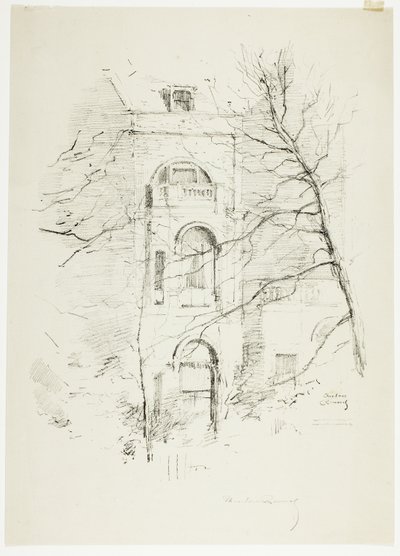 Hiver, Une maison à Green Park - Theodore Roussel