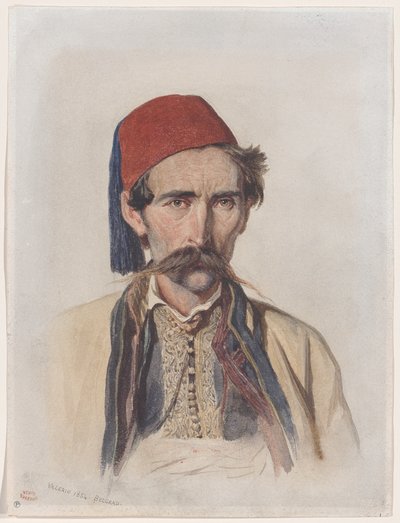 Slav moustachu à Belgrade - Theodore Valerio