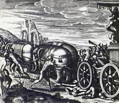 Dévots écrasés par un char pendant la procession d
