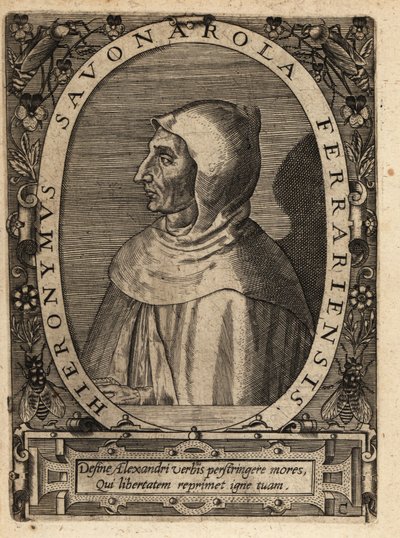 Girolamo Savonarola - Theodore de Bry