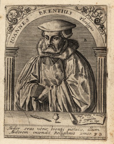 Johann Brenz - Theodore de Bry