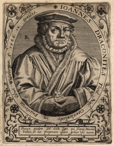 Johann Draconites - Theodore de Bry