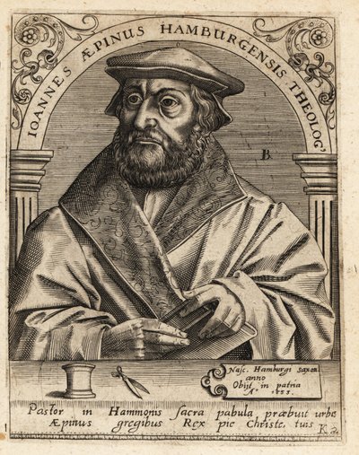 Johannes Aepinus - Theodore de Bry
