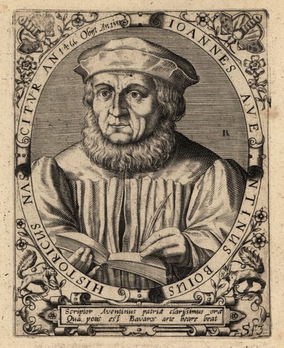 Johannes Aventinus, historien bavarois - Theodore de Bry