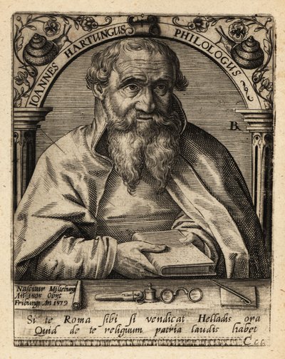 Johannes Hartung, gréciste et hébraïste allemand - Theodore de Bry