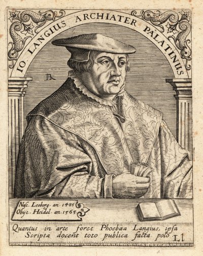 Johannes Lange, médecin et chirurgien allemand - Theodore de Bry