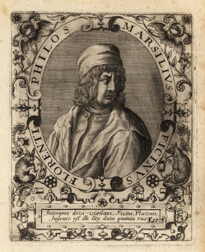 Marsilio Ficino, érudit italien - Theodore de Bry