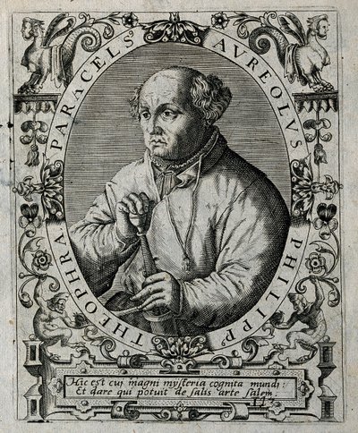 Philippus Theophrastus Aureolus Bombastus von Hohenheim Paracelsus, 1645 - Theodore de Bry