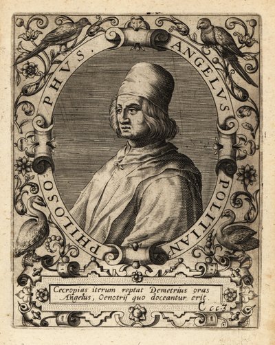 Poliziano, érudit classique italien - Theodore de Bry
