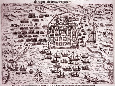 La flotte de Francis Drake occupe l