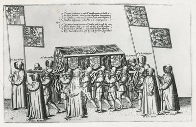 Cortège funèbre de Sir Philip Sidney en route vers la cathédrale Saint-Paul - Theodore de Bry