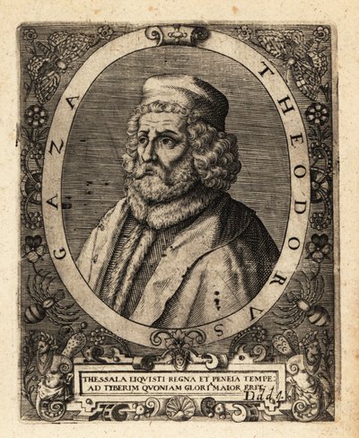 Theodore Gazis, humaniste grec - Theodore de Bry