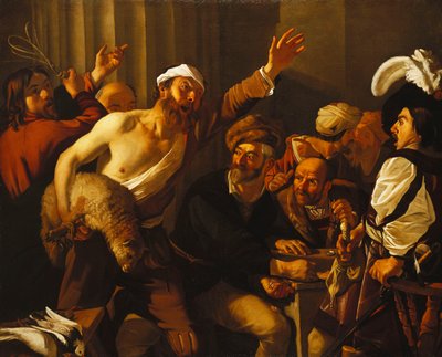 Christ chassant les marchands du temple, 1621 - Theodore van Baburen