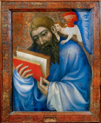 Saint Matthieu (tempera sur bois) - Theodoric Master