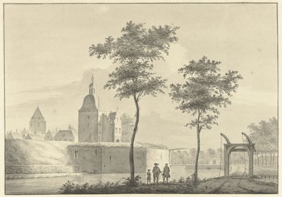La porte de Leyde à Woerden - Theodorus Cornelis Schutter