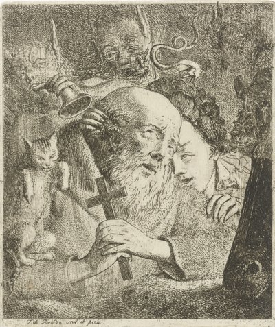 La tentation de Saint Antoine - Theodorus de Roode