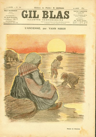 Couverture de « Gil Blas » - Théophile Alexandre Steinlen