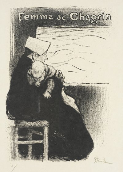 Femme de chagrin - Théophile Alexandre Steinlen