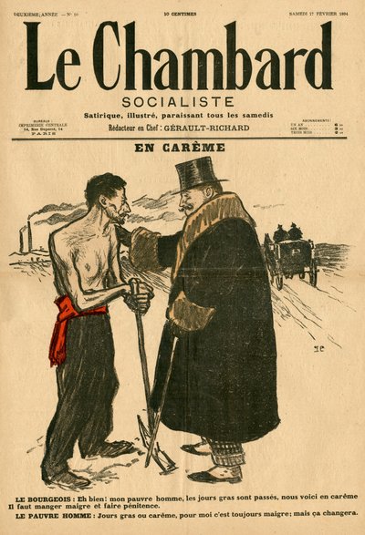 Le Chambard socialiste, numéro 10, Satirique en couleurs - Théophile Alexandre Steinlen