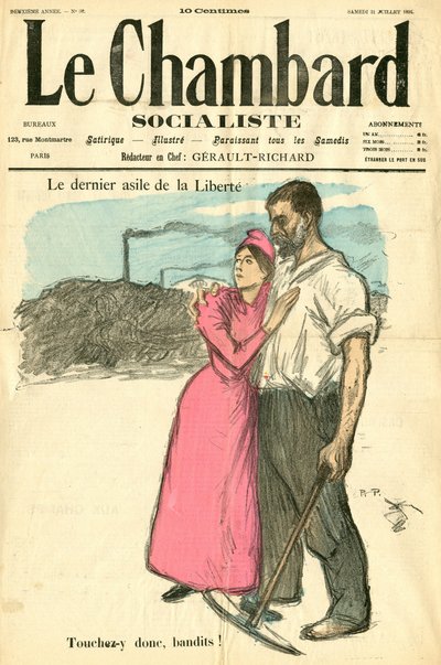 Le Chambard socialiste, numéro 32, Satirique en Couleurs - Théophile Alexandre Steinlen