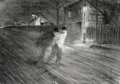 Rue Caulaincourt - Théophile Alexandre Steinlen