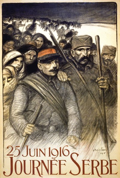 Journée serbe, 25 juin - Théophile Alexandre Steinlen