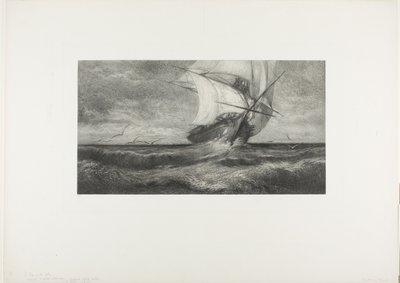 Le navire fantôme - Theophile Narcisse Chauvel