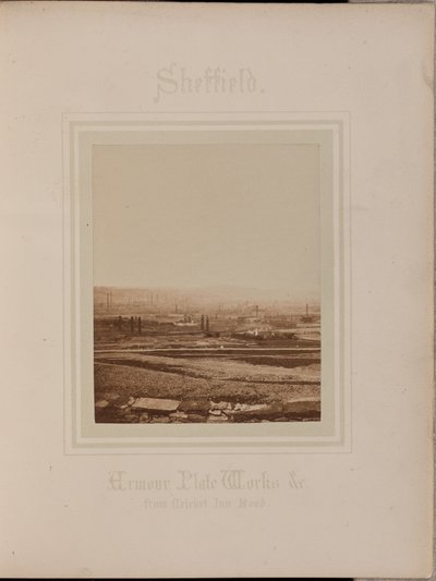Armour Plate Works c., depuis Cricket Inn Road - Theophilus Smith