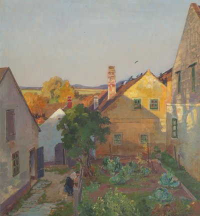 Dans le soleil couchant - Therese Schachner