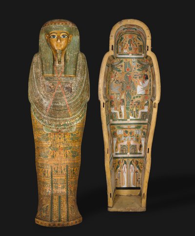 Cercueil de Bakenmut, fin de la 21e à début de la 22e dynastie, vers 1000-900 av. J.-C. - Third Intermediate Period Egyptian