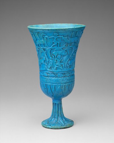 Calice en forme de lotus, vers 945-664 av. J.-C. - Third Intermediate Period Egyptian