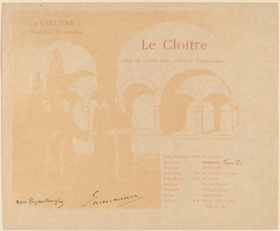 Le Cloître - Théo van Rysselberghe