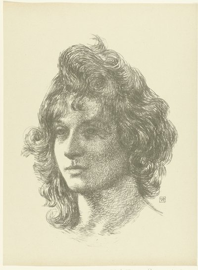Portrait de jeune femme - Théo van Rysselberghe