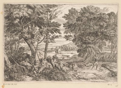 Paysage arcadien avec Céphale et Procris - Théodore