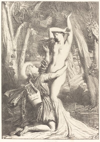 Apollon et Daphné - Théodore Chassériau