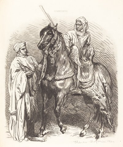 Arabe montant - Théodore Chassériau