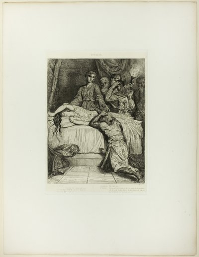 Oh! Oh! Oh!, planche quatorze de Othello - Théodore Chassériau