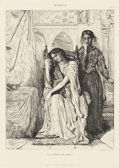 Suite Othello, n° 9 - Théodore Chassériau