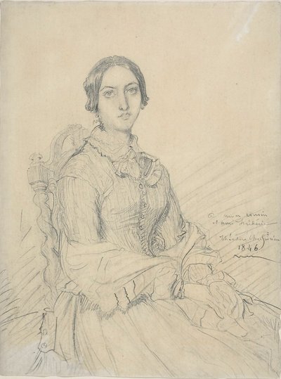 Portrait de la baronne Chassériau - Théodore Chassériau