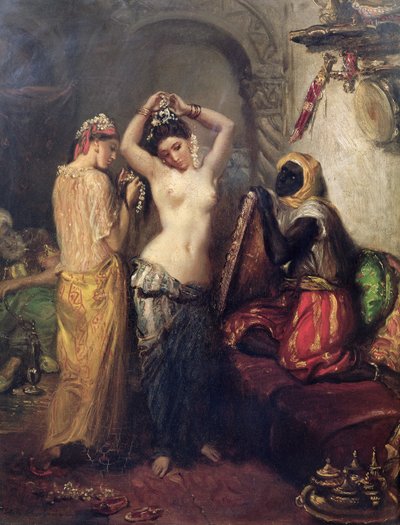 La toilette dans le sérail - Théodore Chassériau