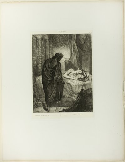 Pourtant elle doit mourir, planche onze de Othello - Théodore Chassériau