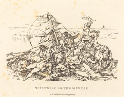 Naufrage de la Méduse - Théodore Gericault and Nicolas Toussaint Charlet