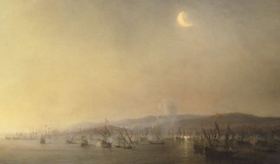 Combat naval de Carthagène le 3 septembre 1643 par Théodore Gudin en 1844 - Theodore Gudin