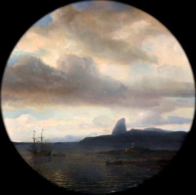 Villegagnon entrant dans la baie de Rio de Janeiro le 10 novembre 1555 - Jean Antoine Theodore Gudin
