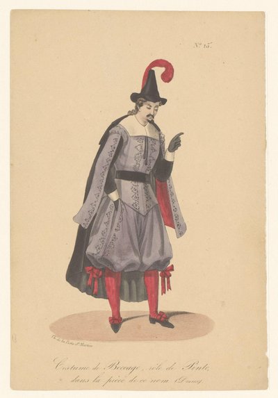Bocage dans le rôle de Pinto - Théodore Lejeune